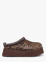 Pantoffels Met Platformzool Uit Leder Ugg Bruin women 1178430